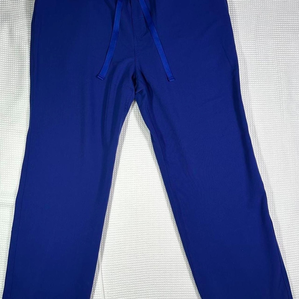 FIGS Women's Royal Blue Scrub Pants Size Large - Picture 1 of 3